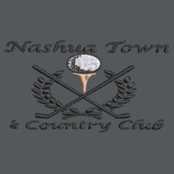Nashua Town & Country Club - Ladies Dri FIT Stretch 1/2 Zip Cover Up - Black Design