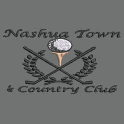 Nashua Town & Country Club - Dri FIT Vertical Mesh Polo - Black Design