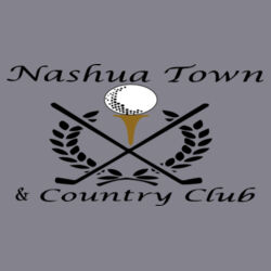 Nashua Town & Country Club - Triblend Long Sleeve Crew - Black Design