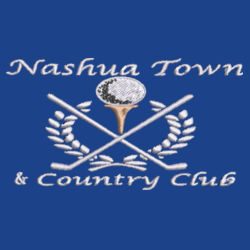 Nashua Town & Country Club - ® Lightweight French Terry 1/4 Zip Pullover - White Design