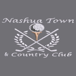 Nashua Town & Country Club - ® Lightweight French Terry Bomber - White Design