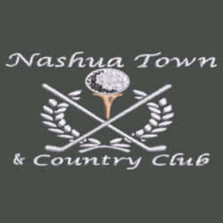 Nashua Town & Country Club - Ladies Dri FIT Vertical Mesh Polo - White Design