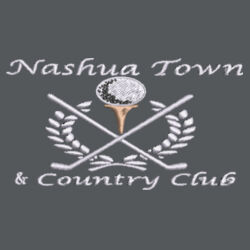Nashua Town & Country Club - Ladies Dri FIT Stretch 1/2 Zip Cover Up - White Design