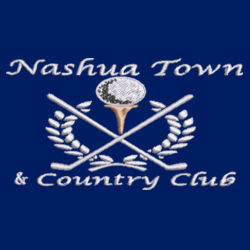 Nashua Town & Country Club - Dri FIT Stretch 1/2 Zip Cover Up - White Design