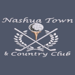 Nashua Town & Country Club - Ladies Interlock Cardigan - White Design