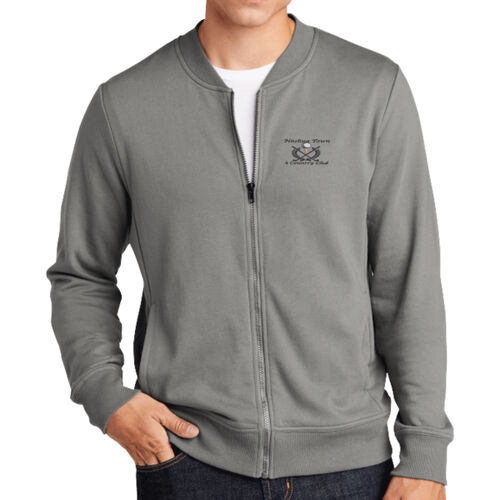 Nashua Town & Country Club - ® Lightweight French Terry Bomber - Black Thumbnail